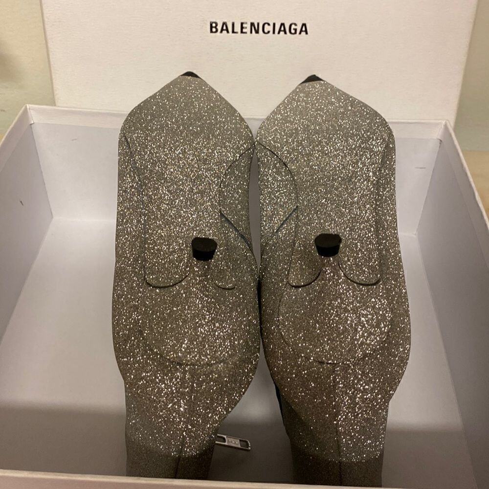 Balenciaga Leather Glitter Kitten - Picture 10 of 16